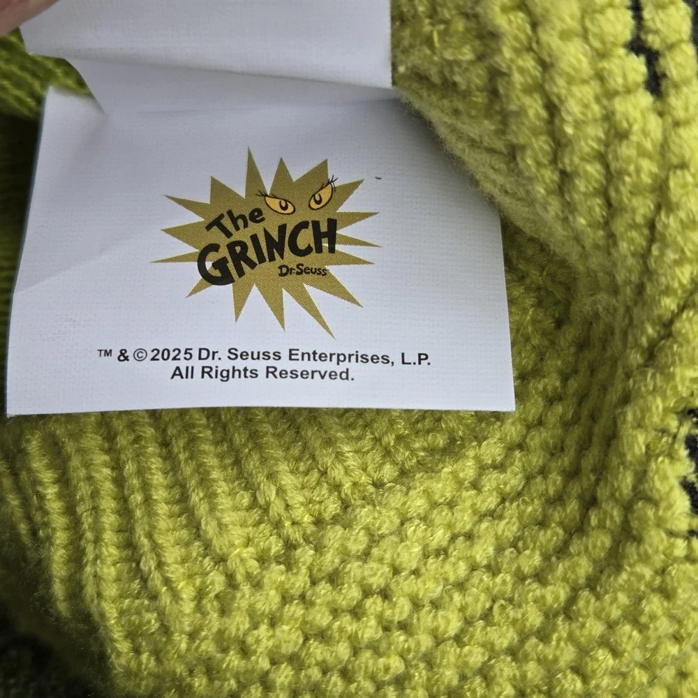 The Grinch Beanie With Mittens Toddler One Size Green